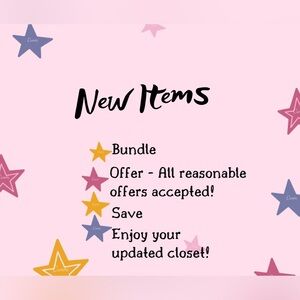 All reasonable offers on bundles accepted!